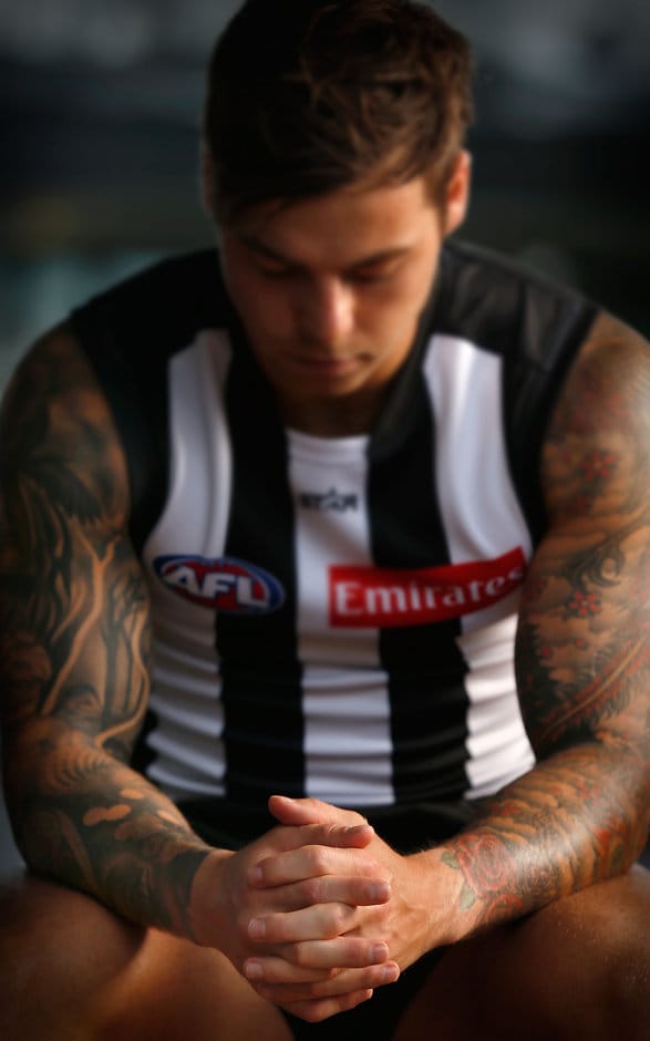 AFL 2016 Portraits - Collingwood Jamie Elliott says his return date is still up in the air - ${keywords}